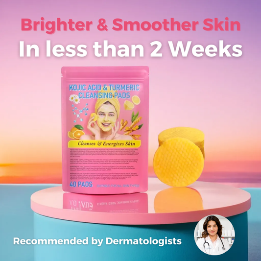 GlowPads™ Turmeric & Kojic Acid Cleaning Pads